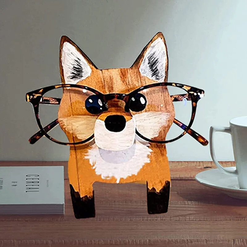 Cartoon 3D Wood Animal Holder Retainer Sunglasses Eyeglasses Display Stand Decor 4