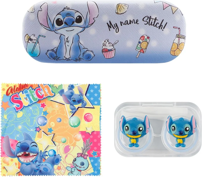 Cartoon Stitch Hard Shell Eyeglasses Cases Kitty Protective Case with Glasses Cl