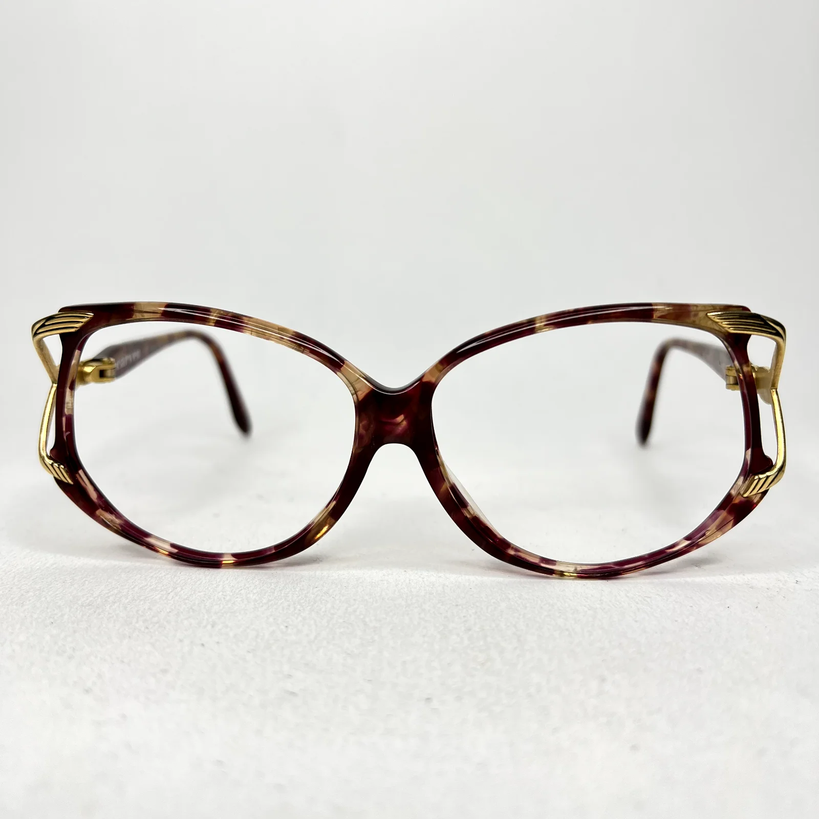Carven Anna 21 Brown Eyeglasses Hand Made in France Frames Only 49-18-135 H529 2