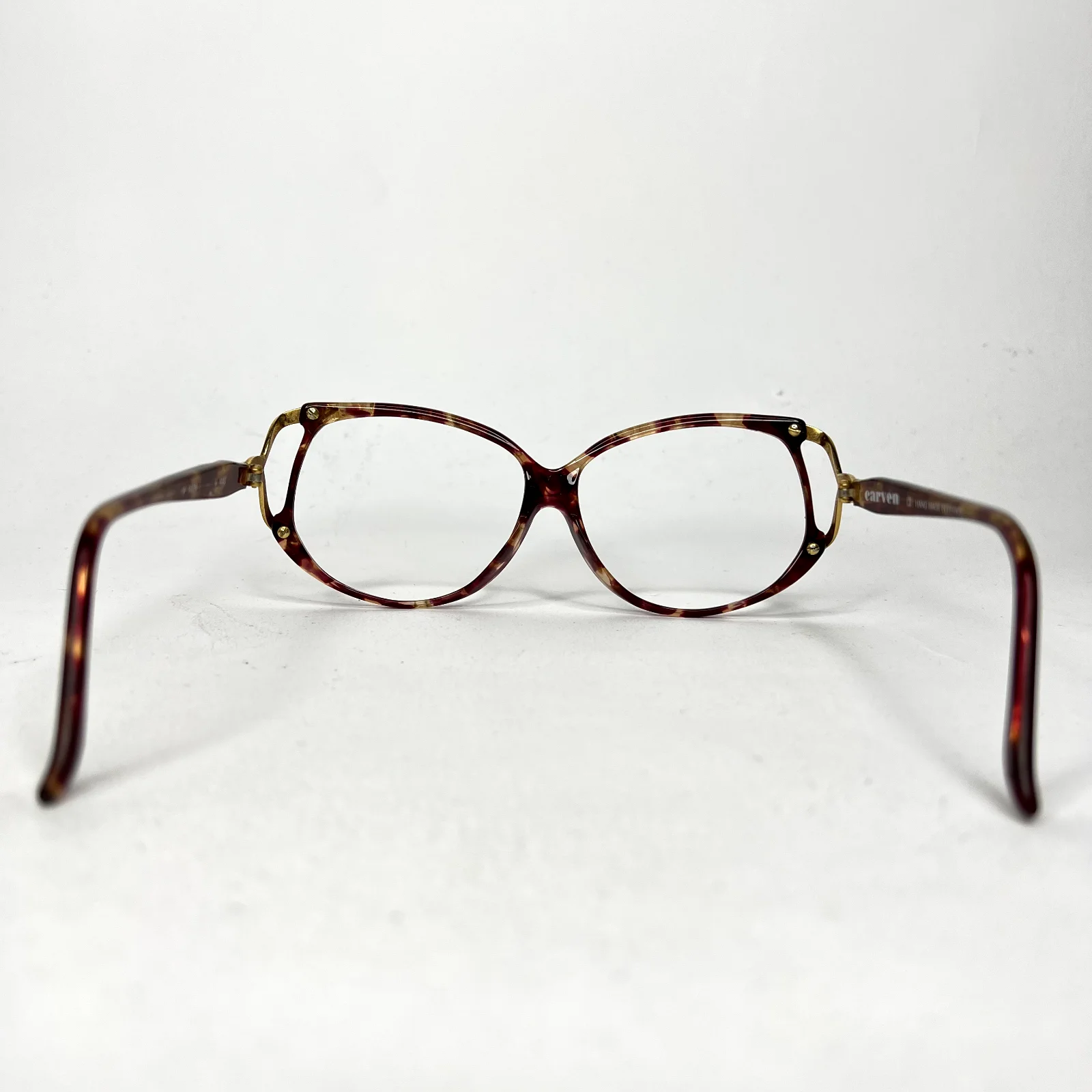 Carven Anna 21 Brown Eyeglasses Hand Made in France Frames Only 49-18-135 H529 4