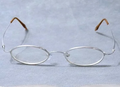CARVEN SILVER EYEGLASSES OVAL 22KGB WIRE FRAMES PARIS FRANCE 2981 2