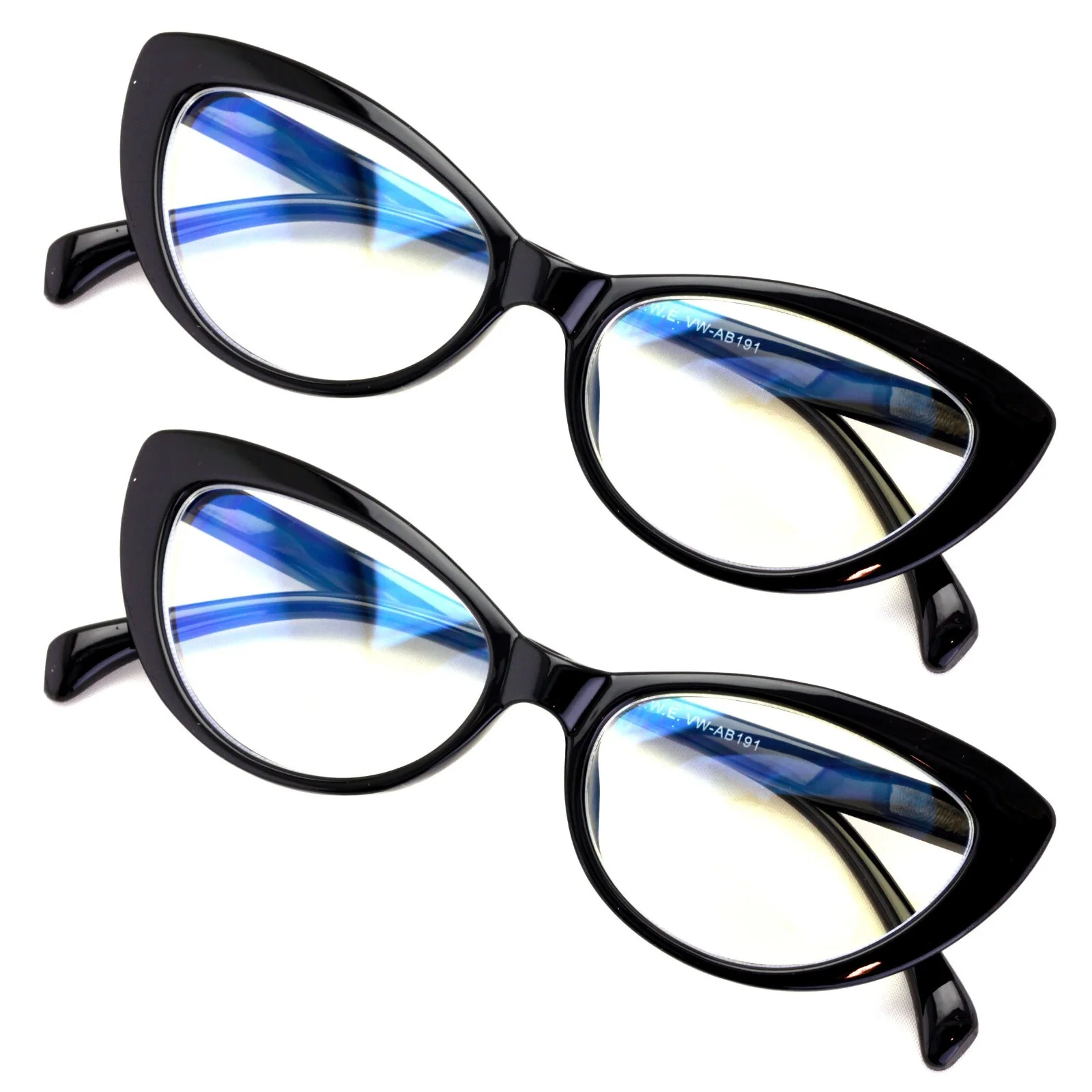 Cat Eye Anti Blue Light Glasses Women Men Brand Designer Oversized Metal Frame Optical Computer Reading Eyeglasses Spectacle 1