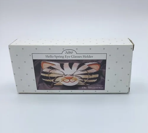 Cat eyeglass holder. Cute Kitten ~ New In Box 3