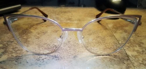 CATEYE Women glasses, 100% UV Protection,Anti-Scratch Coating,Free Form Blue Blo