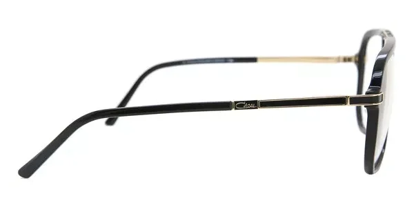 Cazal Aviator Eyeglasses 6025-E-001 Shiny Black Gold Frame Classic Full Rim 3
