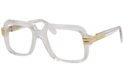 Cazal Eyeglasses Full Crystal Gold Frame Unisex Clear Lens Eyewear
