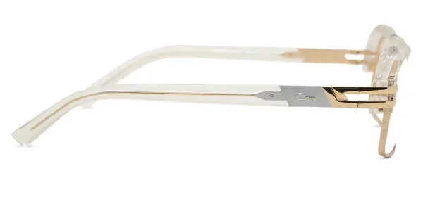 Cazal Rectangular Eyeglasses 6020-E-065 Crystal Gold Frame Classic Designer 3