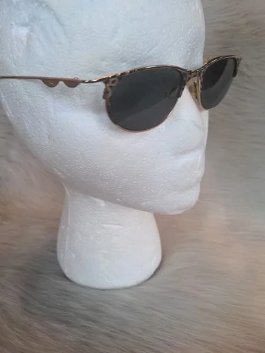 CAZAL Sunglass Frames * MOD. 108 * 1990s * Gold + Leopard Accents * Awesome!