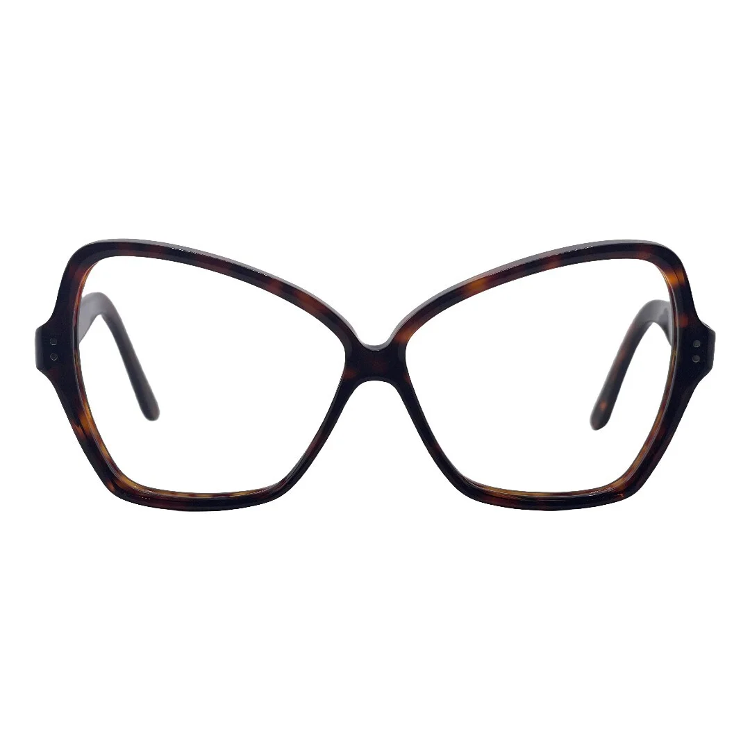 Celine CL40064F Brown Butterfly Oversized Eyeglasses Frames 64mm 12mm 150mm 2