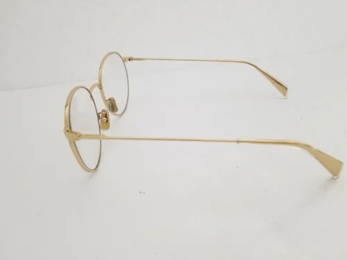 CELINE PARIS CL 50036U Round Gold Black 52-19-145 Frames Eyeglasses 3
