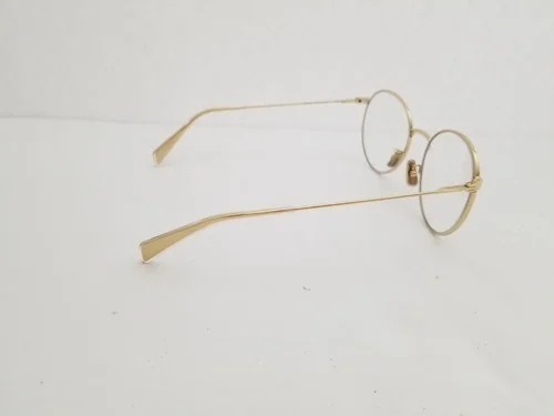 CELINE PARIS CL 50036U Round Gold Black 52-19-145 Frames Eyeglasses 4