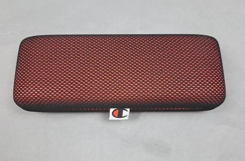 Champion Eyeglass Red Black Mesh 1919 Hard Clamshell Case - New - Free Ship!