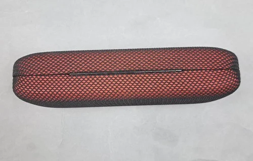 Champion Eyeglass Red Black Mesh 1919 Hard Clamshell Case - New - Free Ship! 4