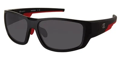 Champion FINISH Eyeglasses Men Matte Black Wrap 59mm New 100% Authentic