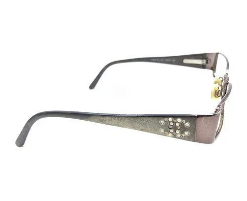 Chanel 2118-H-B 357 Brown Rectangle Eyeglasses Frames 50-16 135 Italy Designer 4