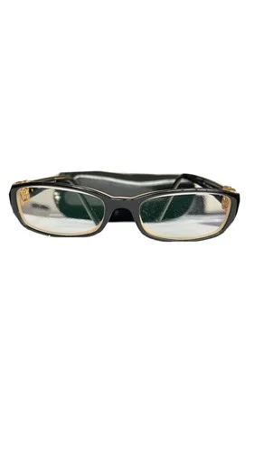 Chanel 3131 c.1013 Eyeglasses Frames Black Nude Flowers Gold Logos 51-16-130