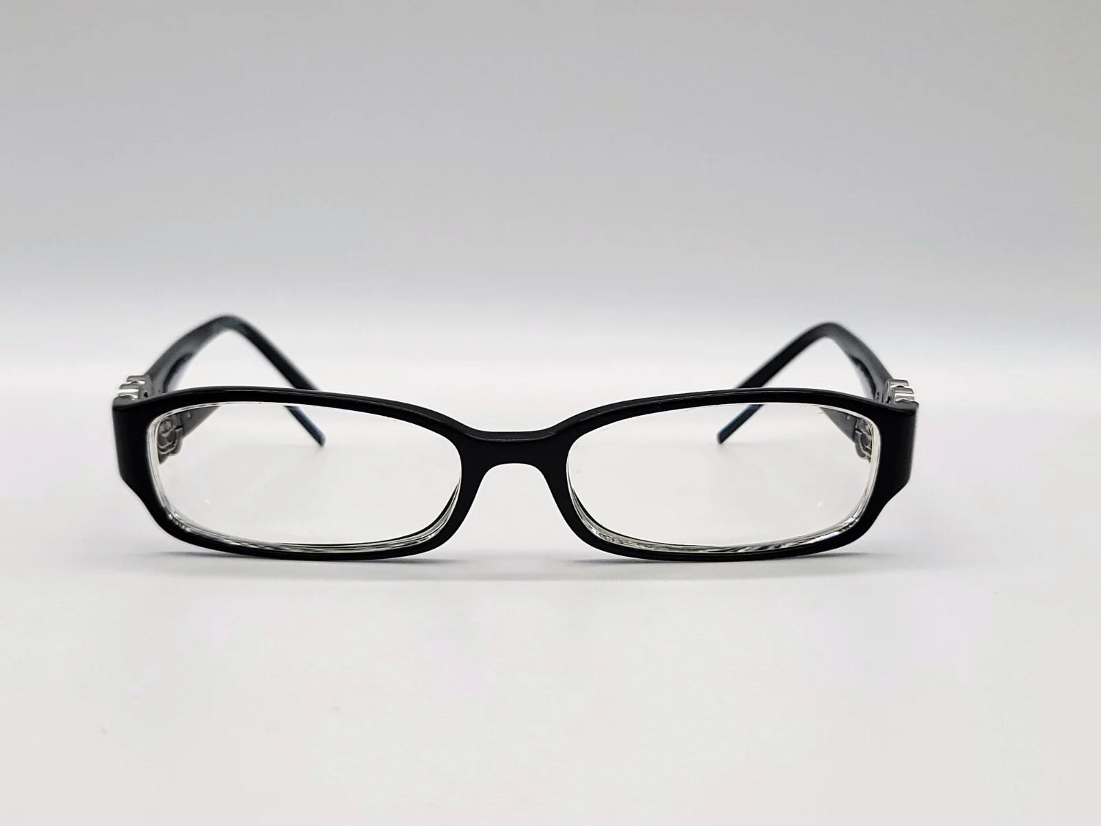 Chanel 3131 c.501 Black Camellia 53mm Eyeglasses Frames Italy RX-able 2