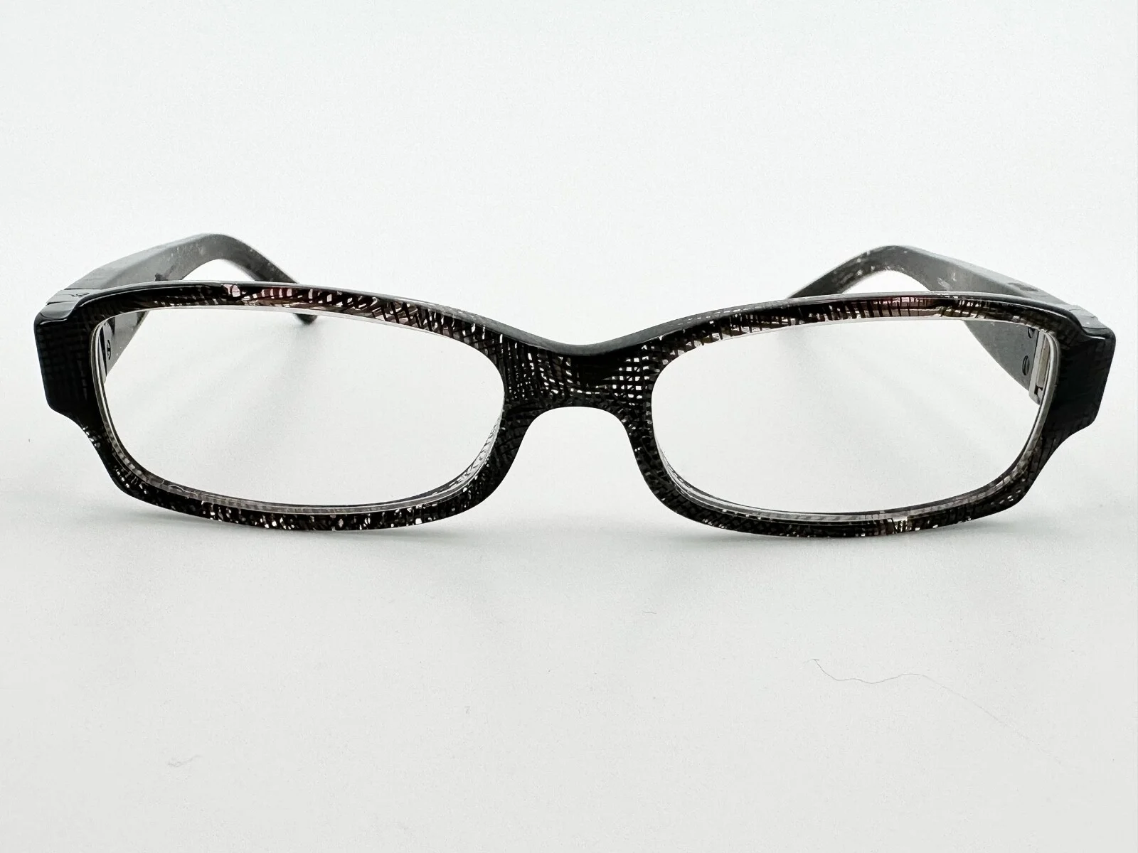 Chanel 3165 Eyeglasses FRAMES 1153 Black Lace 52[]16-130 Clear Italy I571 2