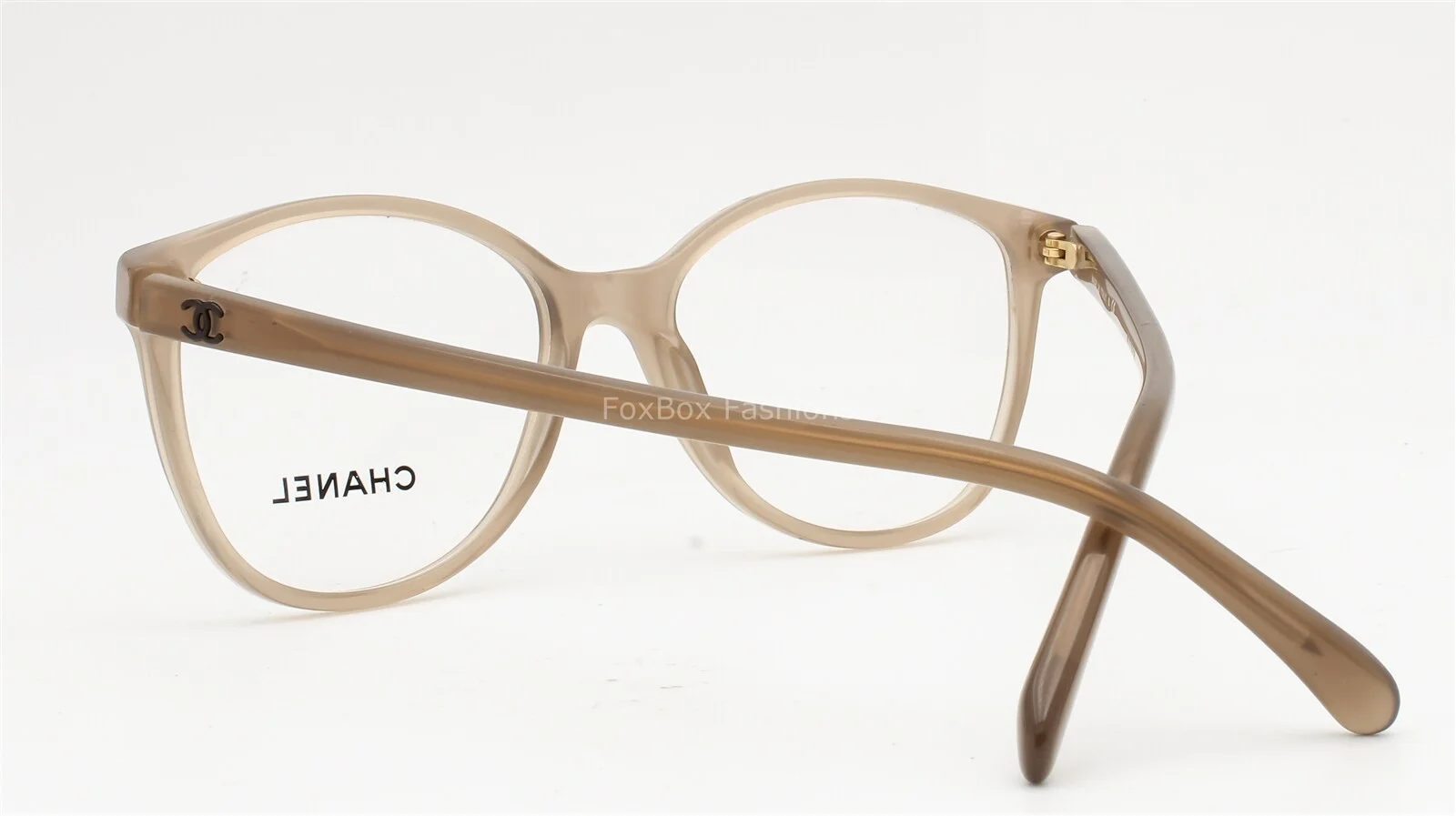 Chanel 3213 1249 Eyeglasses Glasses Transparent Taupe Brown 52-16-140 4