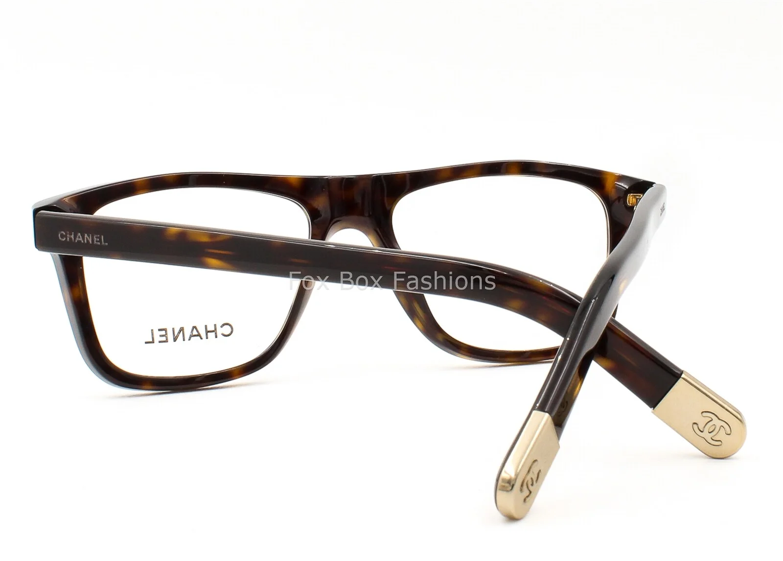 Chanel 3240 714 Eyeglasses Glasses Brown Tortoise Gold CC Logo 54-16-140 4