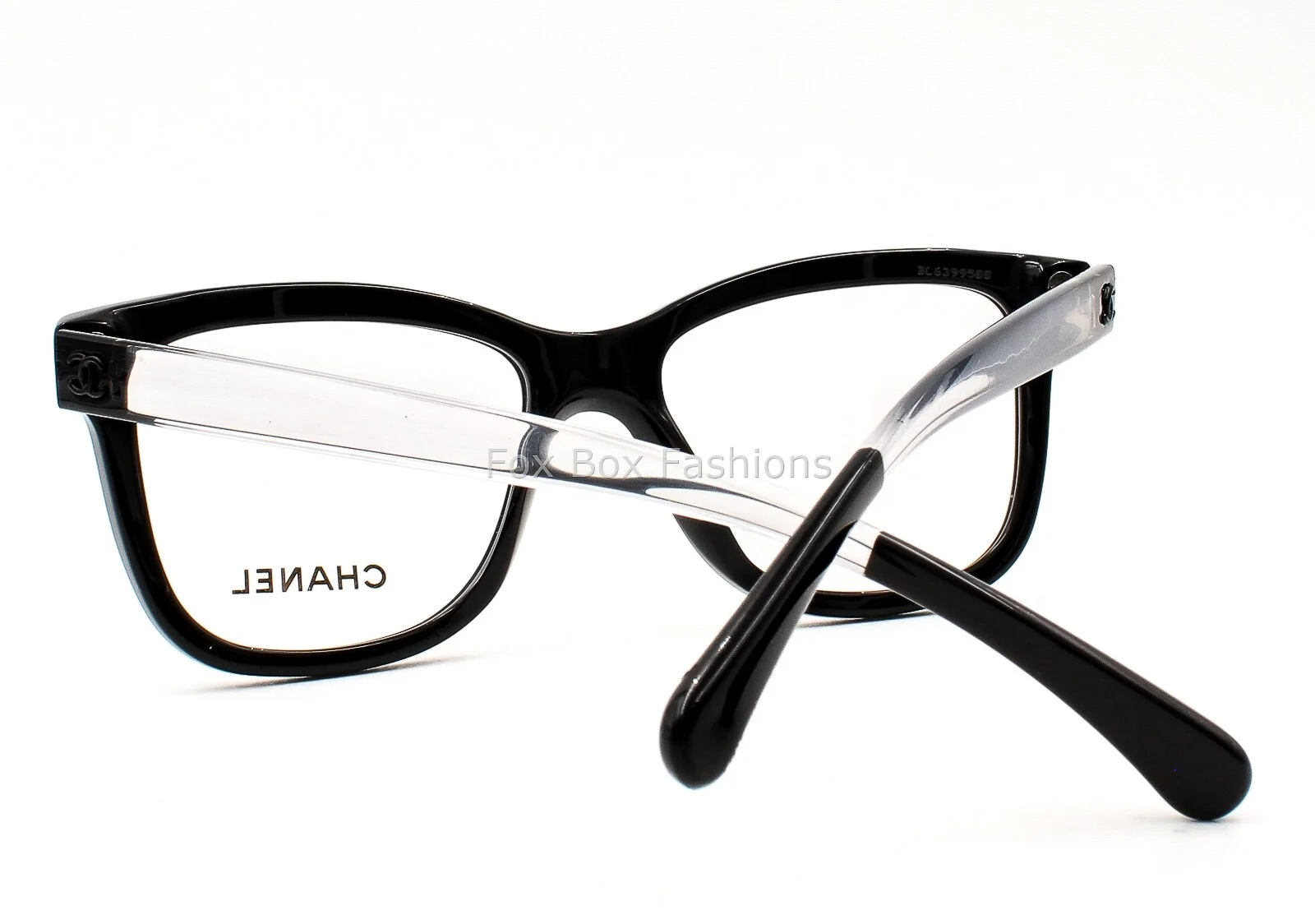 Chanel 3272 501 Eyeglasses Glasses Frames Polished Black & Clear 52-16-140 3