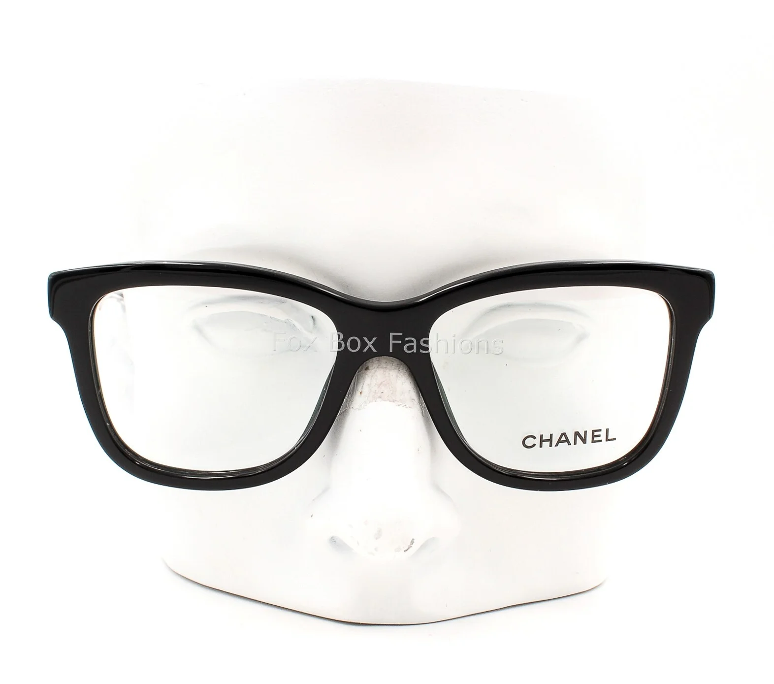 Chanel 3272 501 Eyeglasses Glasses Frames Polished Black & Clear 52-16-140 4