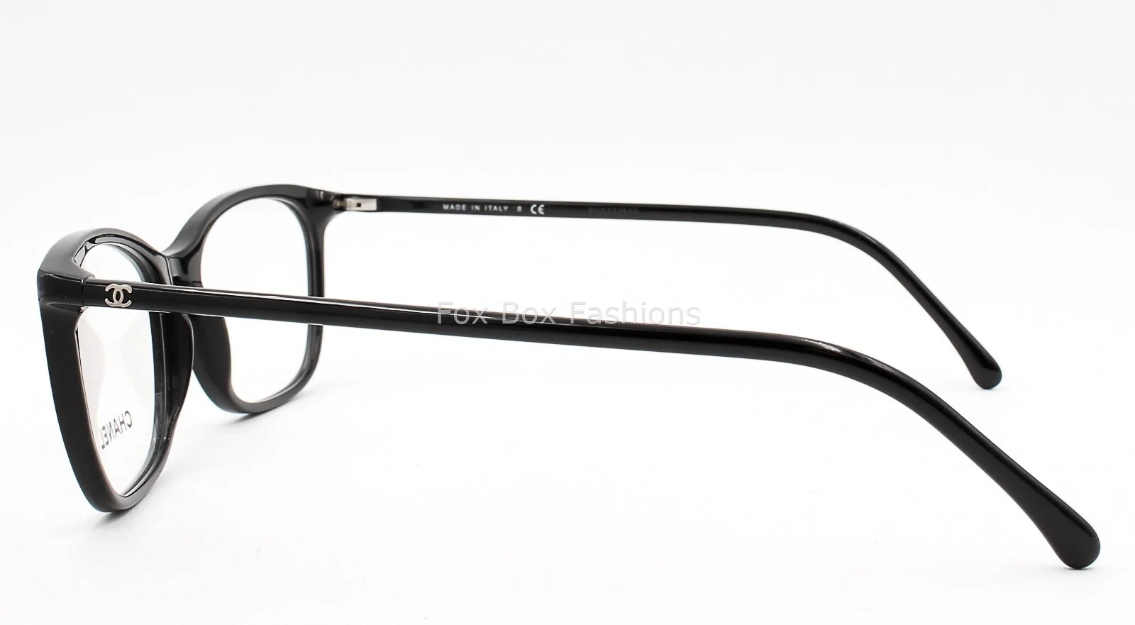 Chanel 3281A 501 Eyeglasses Glasses Black Silver CC Logo 54mm Alternative Fit 4