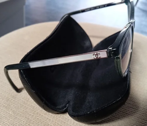 Chanel 3330H 1546 Eyeglasses Glasses Crystal Green Mother of Pearl 53-16-140 2