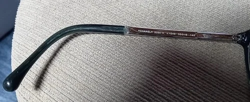 Chanel 3330H 1546 Eyeglasses Glasses Crystal Green Mother of Pearl 53-16-140 3