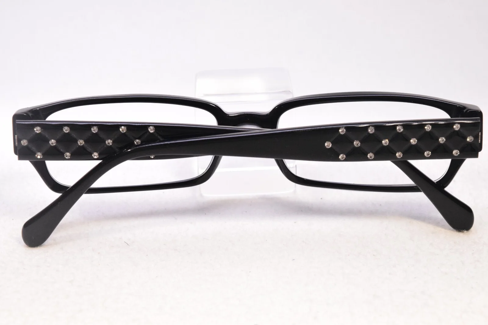 CHANEL 5053-B RHINESTONE EYEGLASS/SUNGLASS FRAMES 53[]17/135 WITH CASE ITALY 4