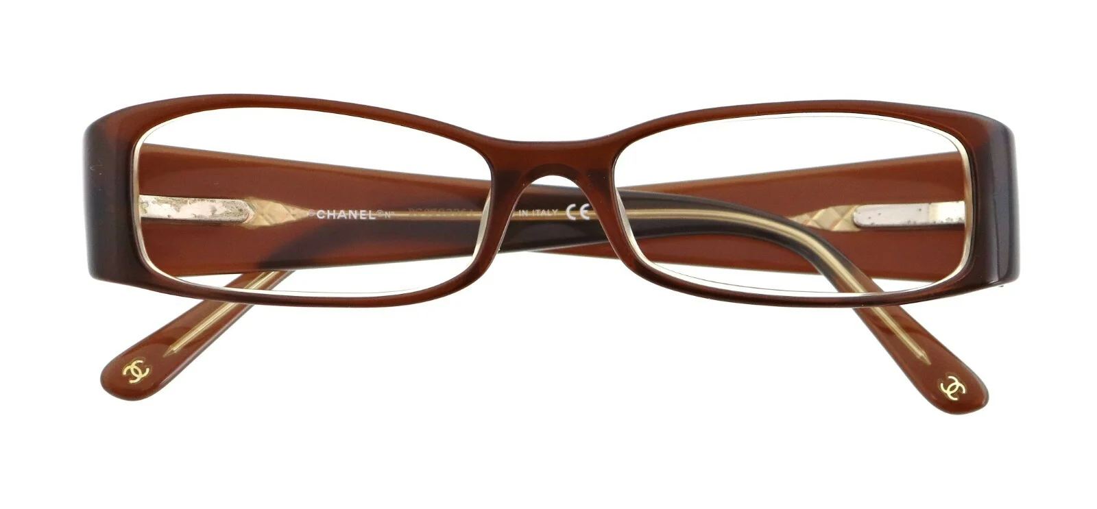 CHANEL CH 3102 885 52mm Brown Eyeglasses Frames Italy 2