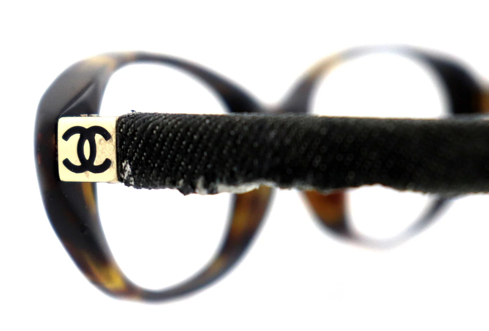CHANEL CH 3194 714 51mm Brown Havana Denim Eyeglasses Frames Only Italy 4
