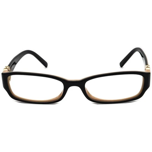Chanel Eyeglasses 3131 c.1013 Black/Nude Brown Rectangular Frame Italy 51-16 130 2