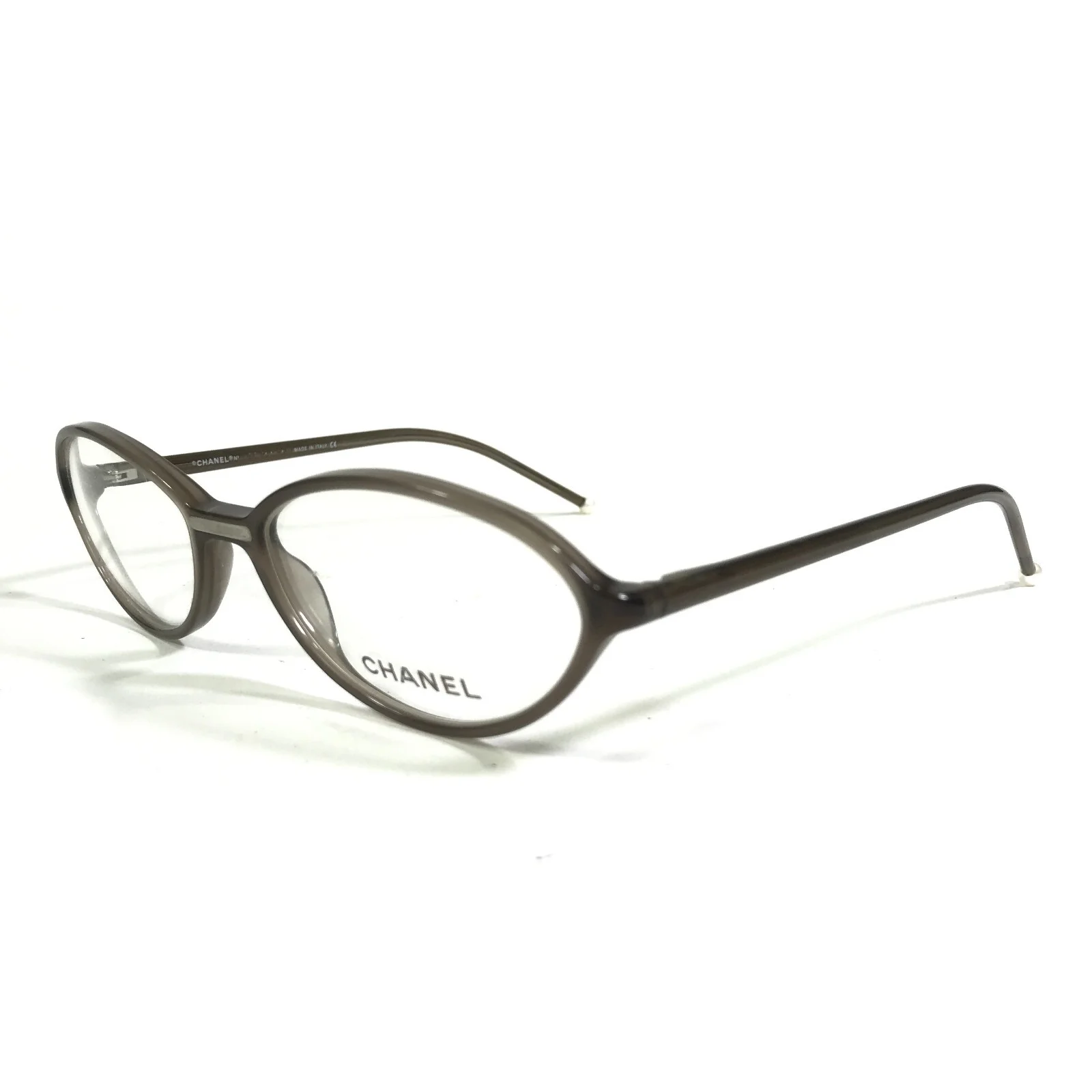 Chanel Eyeglasses Frames 3043-H c.677 Brown Round Oval Full Rim 53-16-135 4