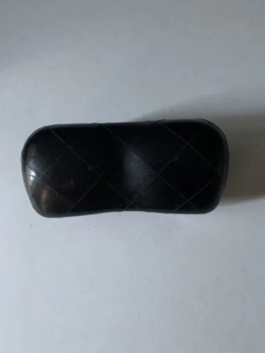 Chanel Hard Quilted Leather Eyeglass Case, Black 2