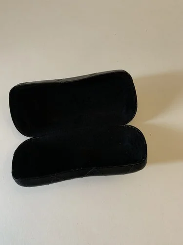 Chanel Hard Quilted Leather Eyeglass Case, Black 3