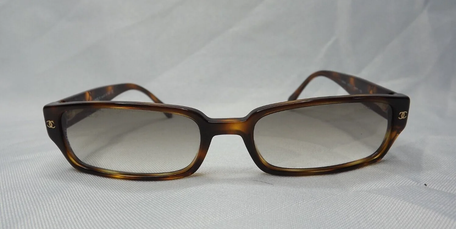 Chanel Havana Swarovski Eyeglasses Studded 5058-b Made in Italy 3