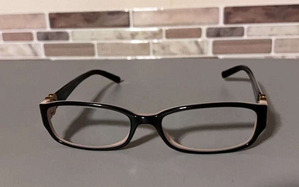 CHANEL ITALY 3131 C.1013 53-16-130 BEIGE BROWN FRAMES EYEGLASSES REPLACEMENT 3