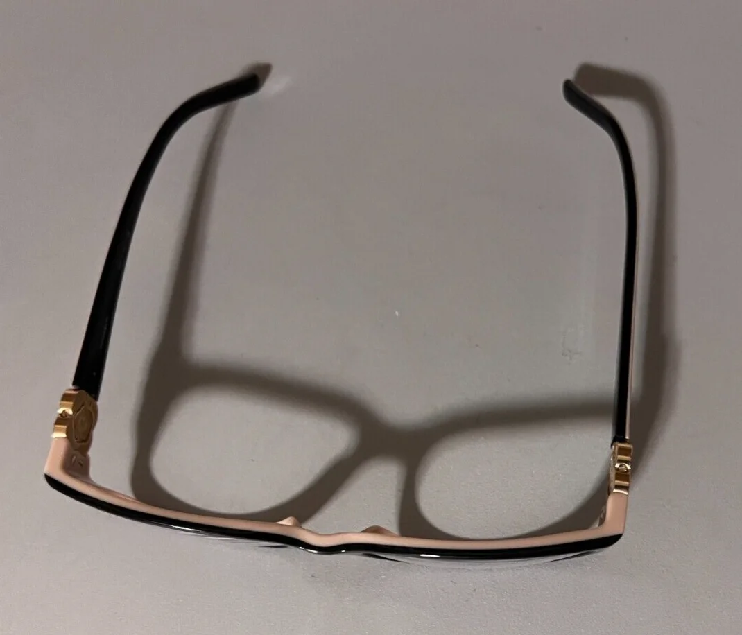 CHANEL ITALY 3131 C.1013 53-16-130 BEIGE BROWN FRAMES EYEGLASSES REPLACEMENT 4