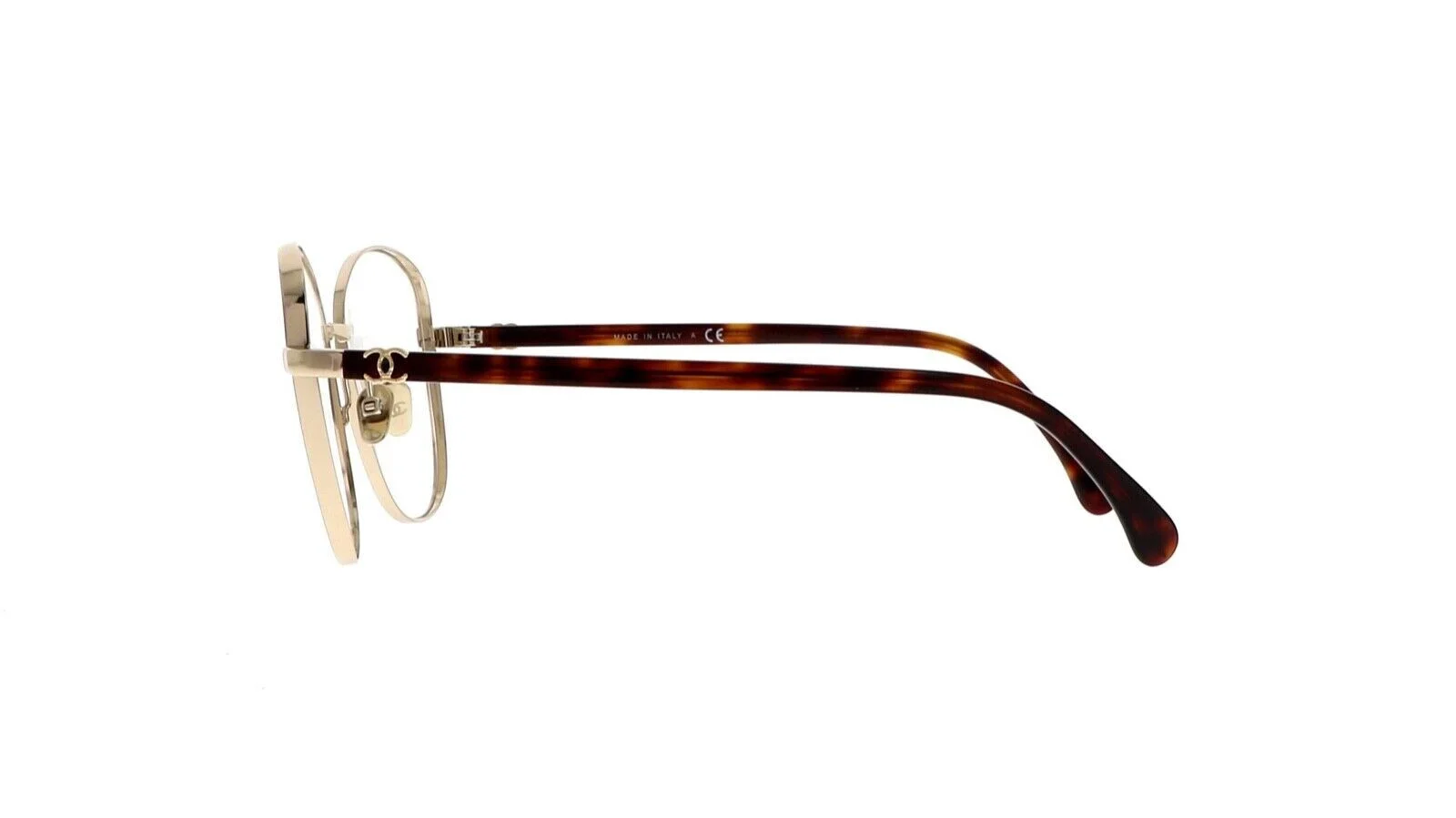 Chanel Optical CH2198 395 Pale Gold & Tortoise Frame Pantos Eyeglasses 3