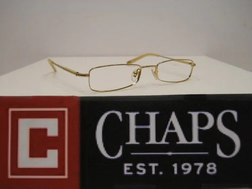 Chaps Eyewear Prescription Ready Eyeglasses CP2021 with Gold Metal Frame