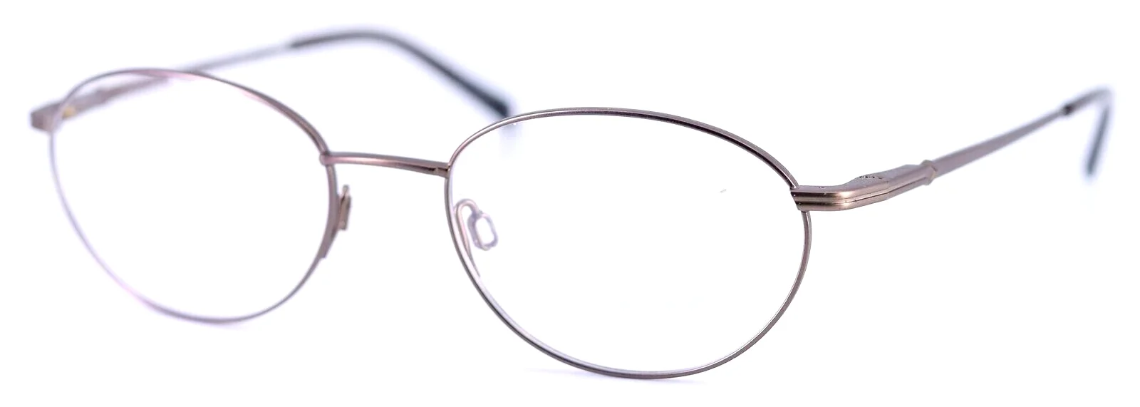 CHARMANT CH10783 BR Brown Titanium Oval Womens Eyeglasses Frames 51-18-140