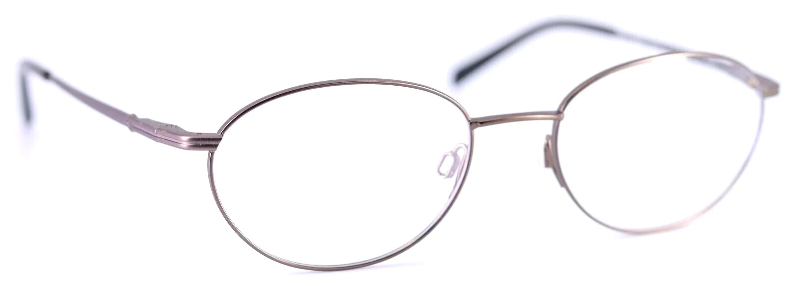 CHARMANT CH10783 BR Brown Titanium Oval Womens Eyeglasses Frames 51-18-140 4