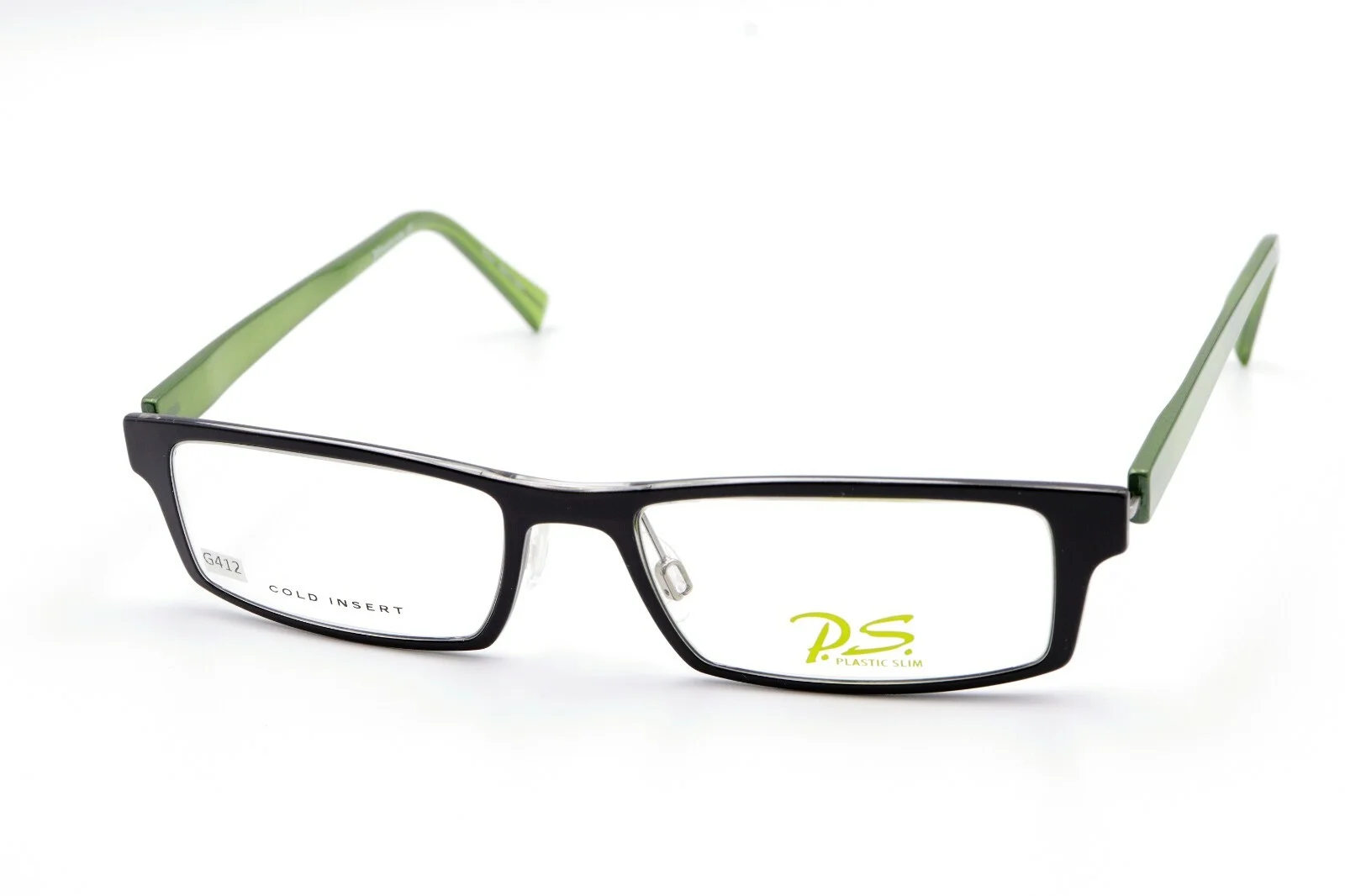 CHARMANT PL10508 BK Black 49-17-145 Eyeglass Frames TITANIUM with Case G412