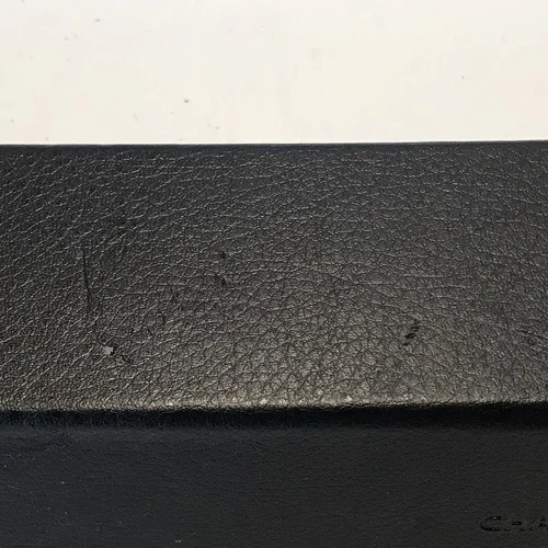 Charmant Titanium Perfection Felt Lined Trapezoid Eyeglass Case Black 3