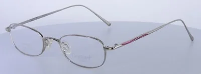 CHARMANT US8507 WP White Platinum Titanium Oval Eyeglasses Frames 47-20-140