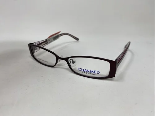 CHARMED EYEWEAR CM 1010 50/16/135 PRP PURPLE EYEGLASSES FRAME BU24 3