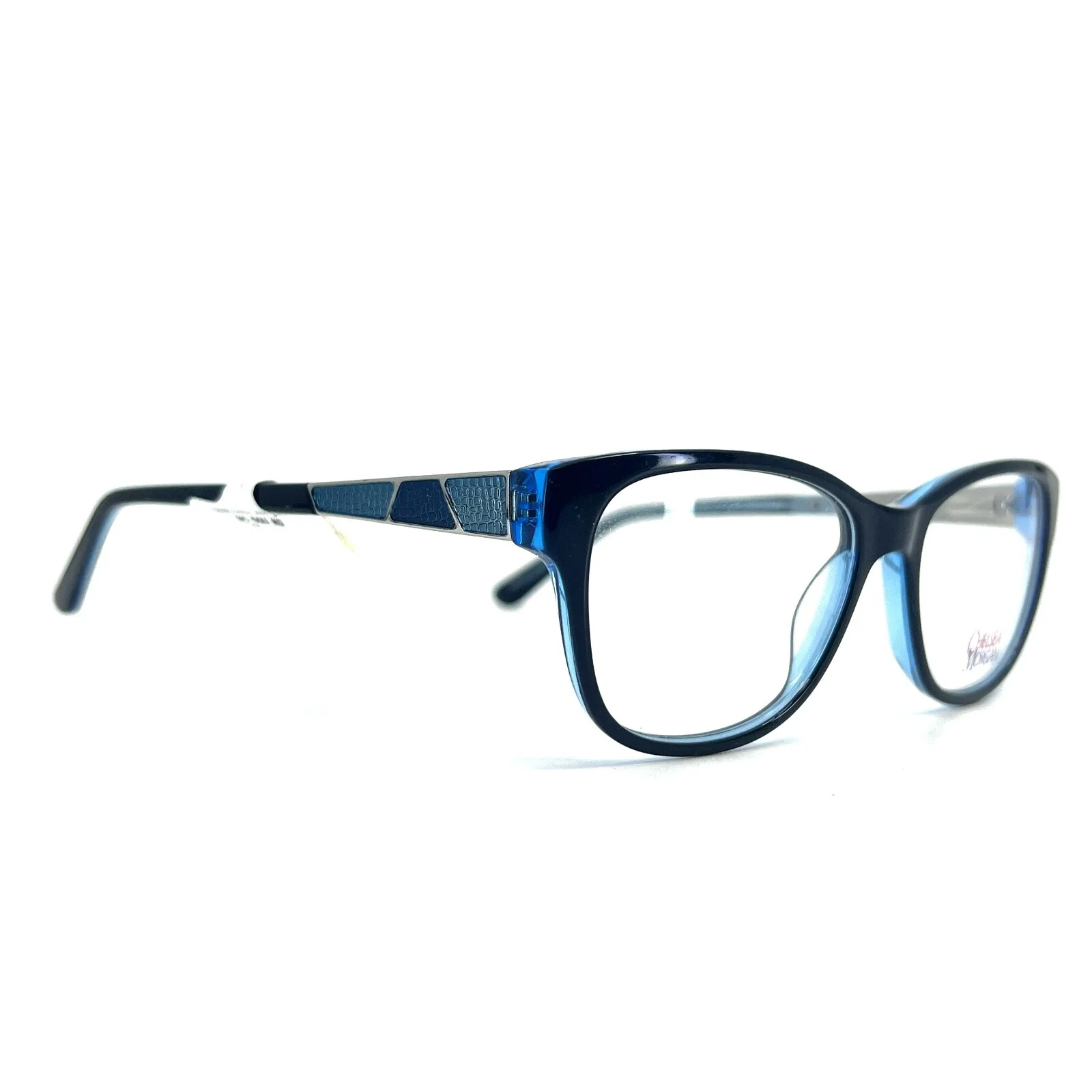 Chelsea Morgan CM7004 NAVY Womens Blue Full Rim Eyeglasses 52-17-135 3