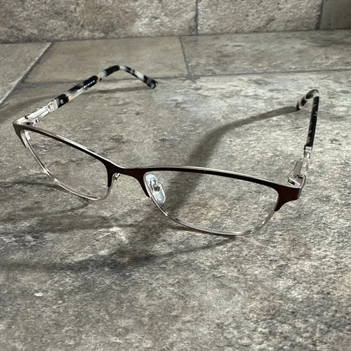 Chelsea Morgan CM8005 Brown Browline Women Full Rim Eyeglasses Frames 53-18-135