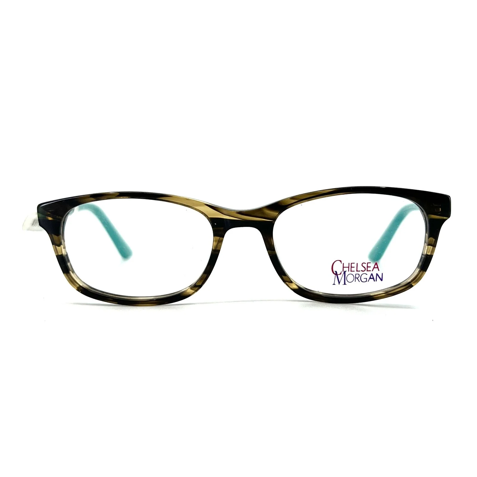 Chelsea Morgan CMM 6000 TO Green Tortoise Kids Eyeglasses Frames 47[]17 130 mm 2
